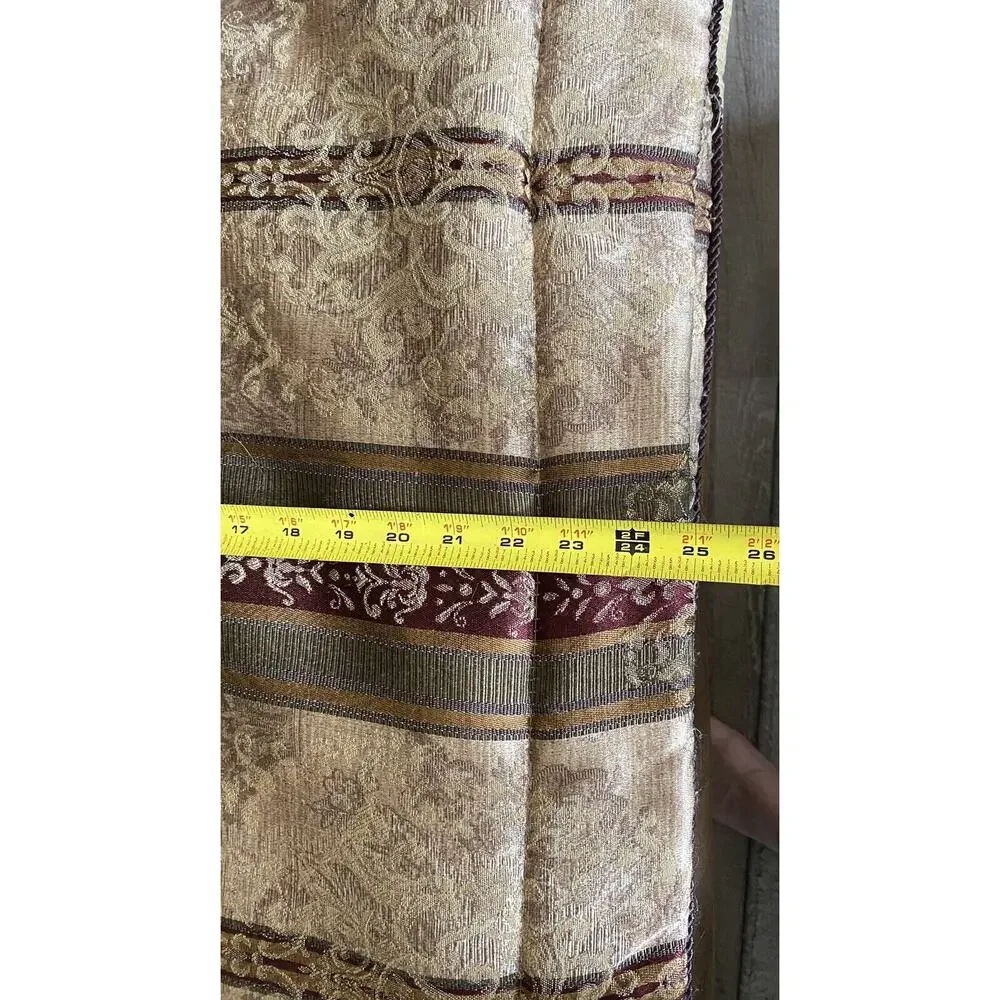 Two Croscill Home Galleria standard Size Pillow Shams Finished Sz 27 X 21”